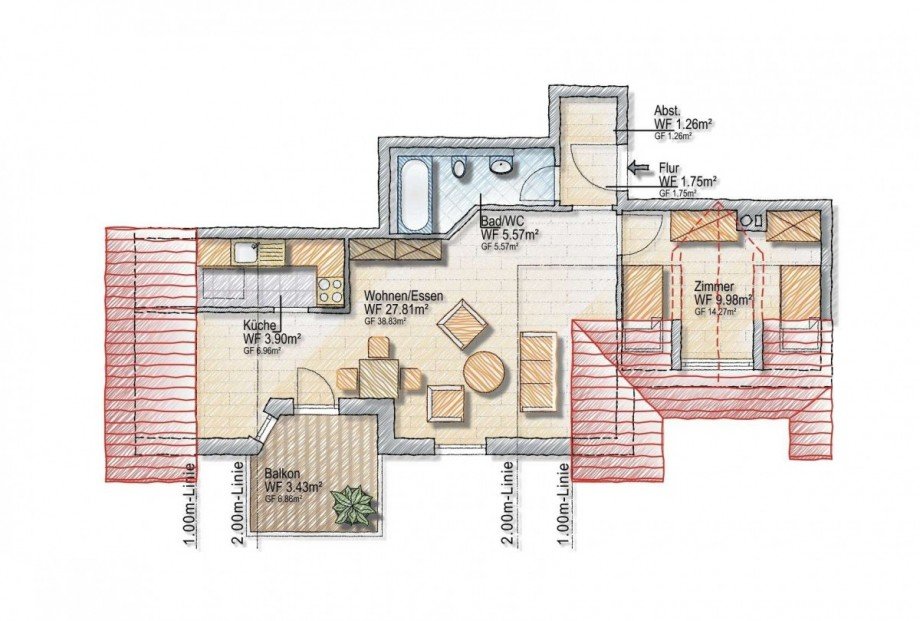 Grundriss Wohnung Olching